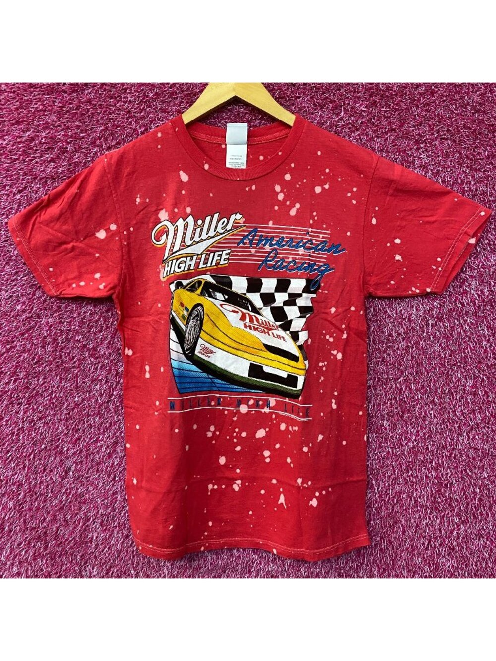 Miller High Life American Racing Graphic T-Shirt Small